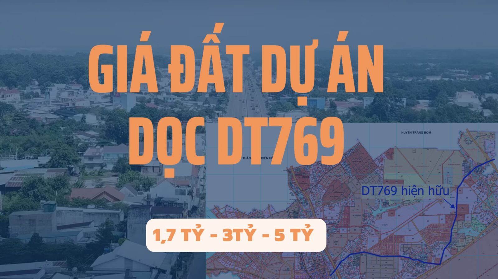 Chi tiết giá đất dự án mặt tiền đường tỉnh 769 trên địa bàn huyện Long Thành (DT769) – phần 2